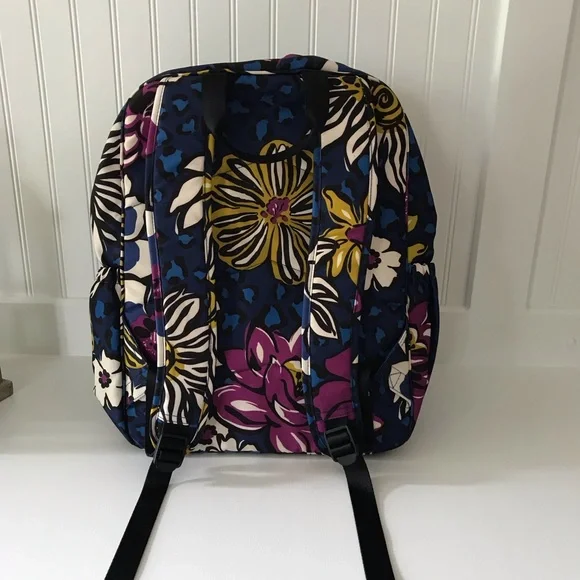 Vera Bradley Large Backpack - African Violet Retired Pattern - Picture 2 of 7
